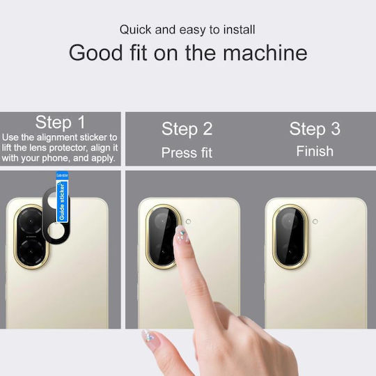 Redmi A5 4g 171.7mm Imak Rear Camera Lens Glass Film Black Version