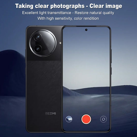 Redmi K80 Imak Rear Camera Lens Glass Film Black Version