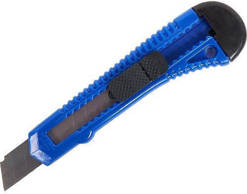 Cuțit standard retractabil cu mâner din plastic