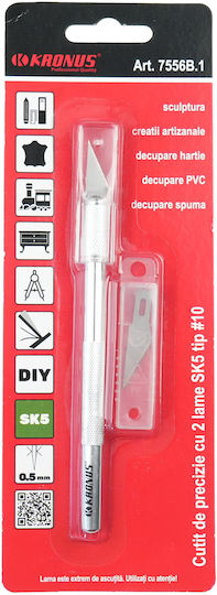 7556b.1 Cuțit de Precizie 2 Lame Sk5 Cod 902765