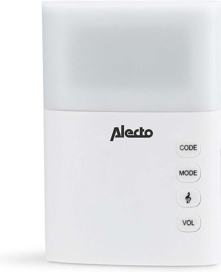 Alecto 36-melodi Inklusive Kabellose Haustürklingel LED Anzeige Weiß