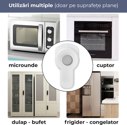 Kidizi Siguranță pentru cuptor Montaj simplu din Plastic 1buc