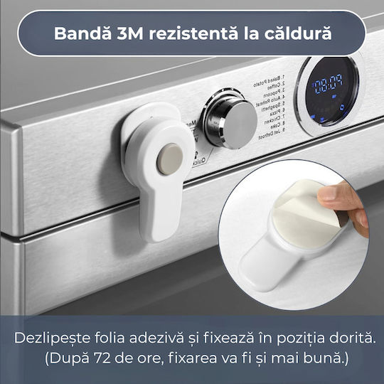 Kidizi Siguranță pentru cuptor Montaj simplu din Plastic 1buc