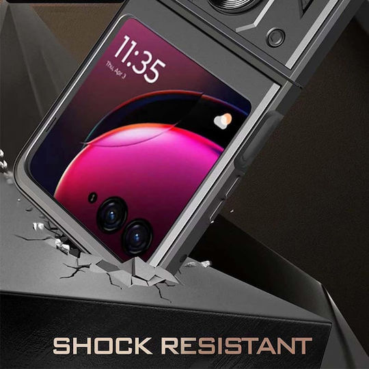 Magnetic Umschlag Rückseite Schwarz (Razr 50 Ultra)