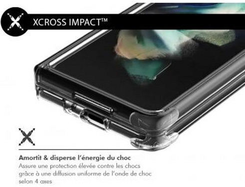 Force Case Doppelverstärkte Handyhülle Samsung Galaxy Z Fold4 Duo Sienna