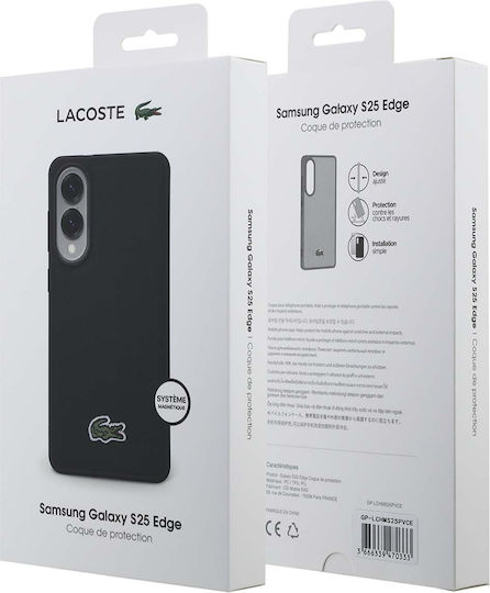 Lacoste Umschlag Rückseite Grünes Galaxy S25 Edge
