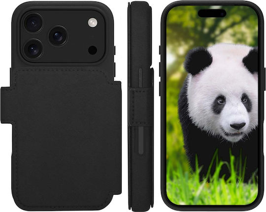 Dbramante1928 2-в-1 Калъф Портмоне за Iphone 17 Pro Сваляем Magsafe Калъф Черен