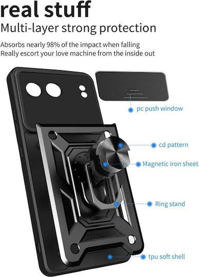 Magnetic Back Cover Negru (OnePlus Nord 4)