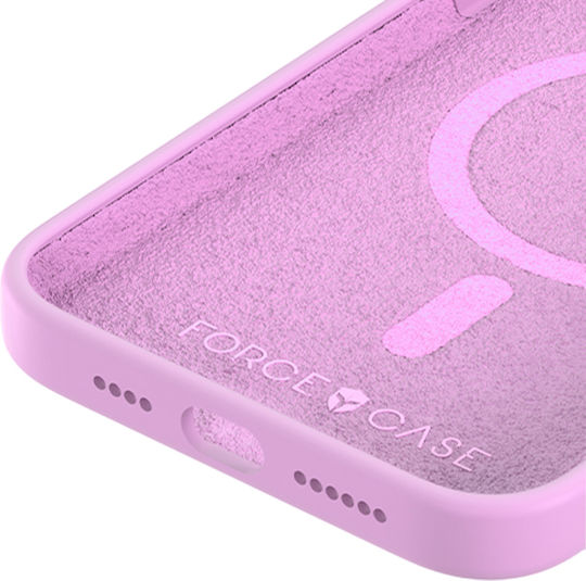 Force Case Magsafe Case Iphone 17 In Ultra-resistant Silicone 2m Light Purple