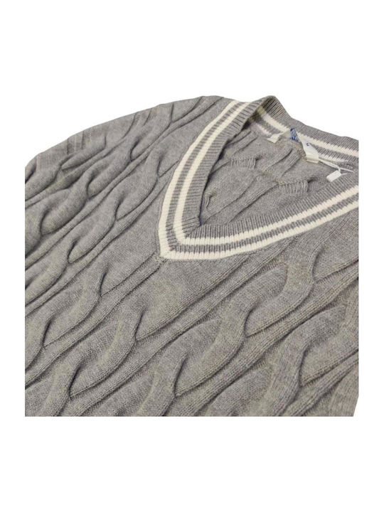Kinder-Crop-Top Langarm Grey