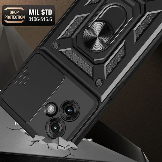 Magnetic Back Cover Albastru (Moto G55)