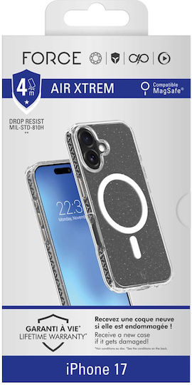 Force Case Air Xtrem Калъф за Iphone 17 Съвместим с Magsafe Удароустойчив 4м Сиена