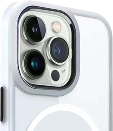 Jaym Stoßstange Handyhülle für iPhone 16 Pro Magsafe Stoßfest Weiß