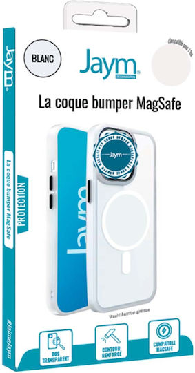 Jaym Stoßstange Hülle für iPhone 17 Pro Max Magsafe Stoßfest Weiß