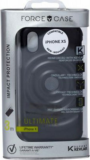 Force Case Ultimate Hard Калъф за iPhone X / XS Черен