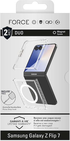 Force Case Husa Magsafe Galaxy Z Flip 7 Duo Reinforțată 2 M Sienna