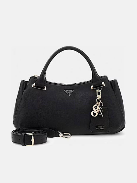 Evie Triple Comp Women's Satchel Bag Black