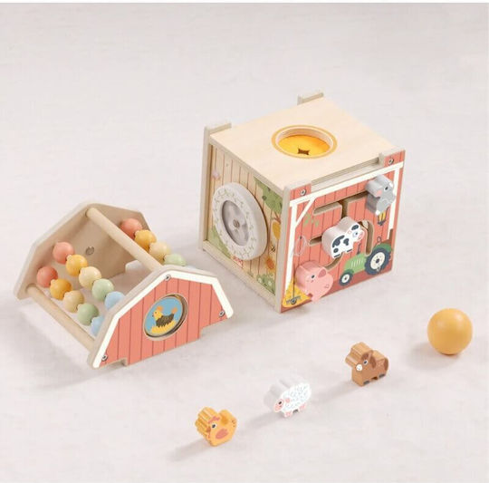 Tooky Toys Παιχνίδι Ταξινόμησης Σχημάτων από Ξύλο