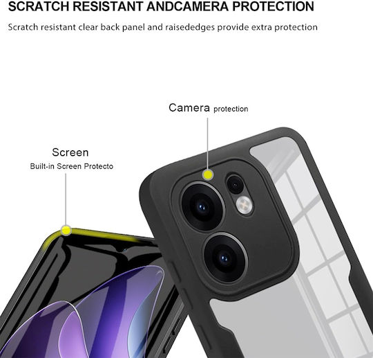 Techsuit Colorverse 360 Vollschutz Transparent (Oppo Reno13 F / FS)