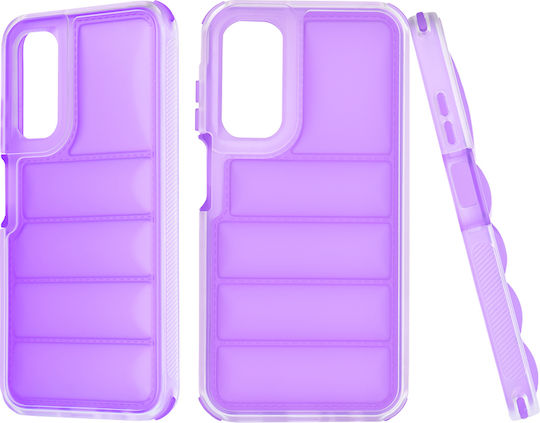Techsuit Wave Umschlag Rückseite Transparent (Samsung Galaxy A25)