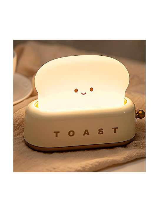 Techkidz Toasted Nightlight Children Morning Model White Yellow