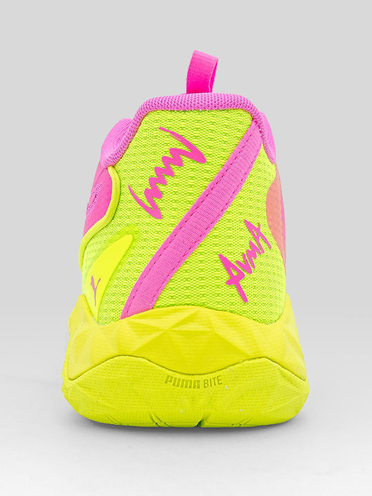 Dagger 2 Kids Sports Shoes Basketball with Laces Fuchsia