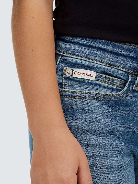 Kids' Denim Pants Washed Blue Mr Flare
