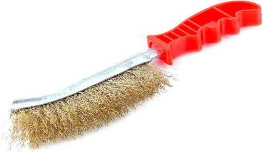 Perii De Sârmă Acoperite Cu Alamă Mâner Din Plastic Lungime Totală 25,5 Cm