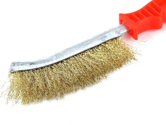 Perii De Sârmă Acoperite Cu Alamă Mâner Din Plastic Lungime Totală 25,5 Cm