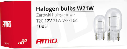Alista Home Lămpi Autoturismului T20 / W21W / W3x16d Halogen 12V 21W 10buc