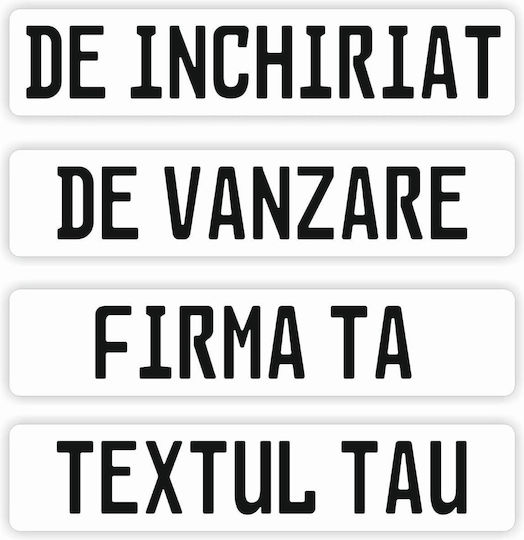 Alista Home Car License Plate Frame Back Plastic 11 x 11cm White 1pcs
