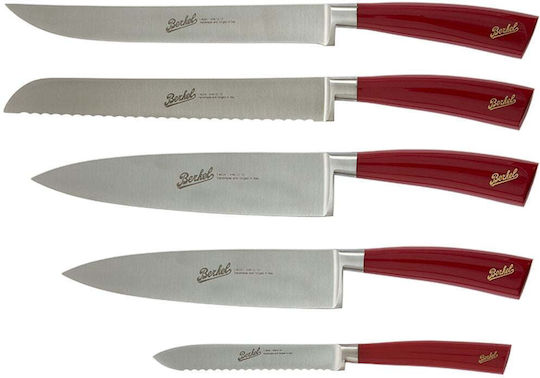 Berkel Elegance Messerset mit Block aus rostfreiem Stahl 5Stück