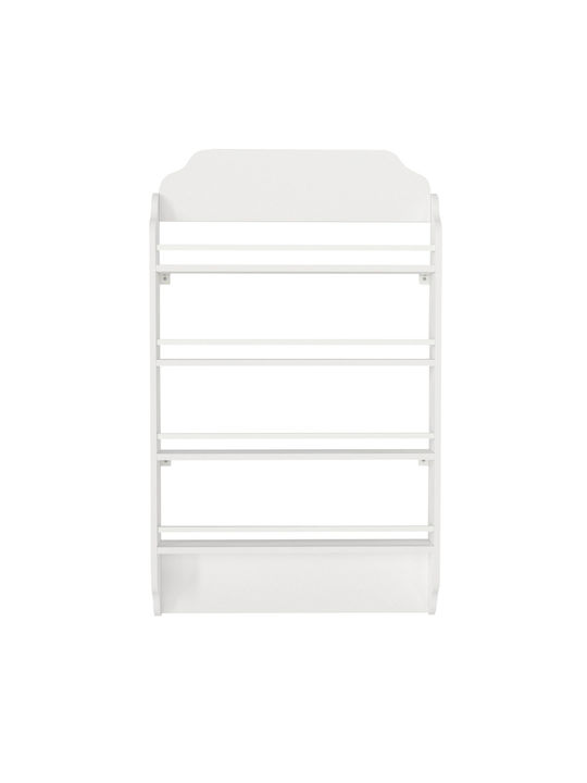 Bibliotecă pardoseală Lemn Alb
