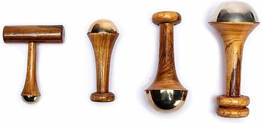 Комплект 4 Пръчки Аюрведичен Масаж Kansa Wands Ayurvedic Massage 4бр