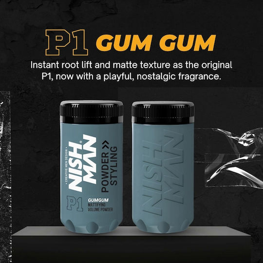 Пудра За Коса Nishman Mattifying Volume Powder P1 Light Hold Gum Gum