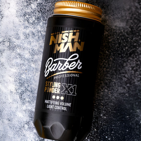 Πούδρα Μαλλιών Nishman Barber Mattifying Volume Powder X1 Light Control