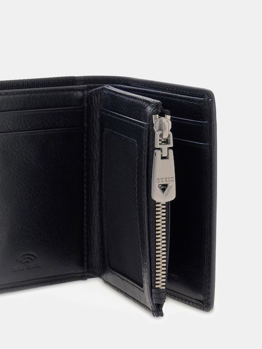 Berna Кожен Мъжки Портфейл С RFID Черен