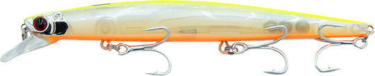Rizor Jerky Minnow 140s 24g – Τεχνητό Minnow 14cm Τρεις Σαλαγκιές St-46 No4 Μακρινές Ρίψεις Ρεαλιστική Πλεύση #07 Flash Yellow