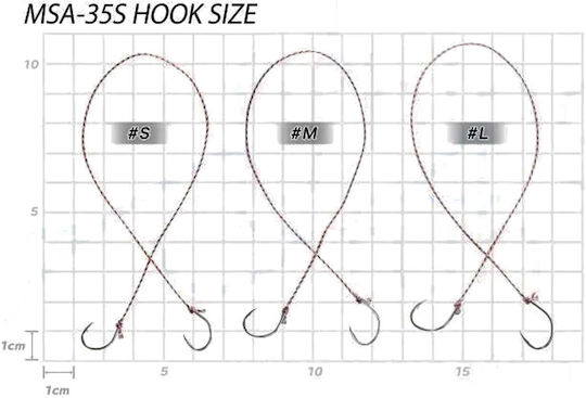 Vanfook Tai-rubber Assist Hook Msa-35s Small