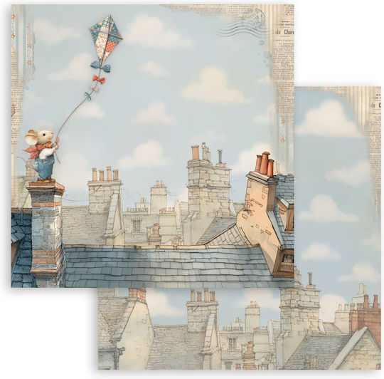 Хартиени Скрапбукинг Артикули 10 Бройки 20.3×20.3см Stamperia Family