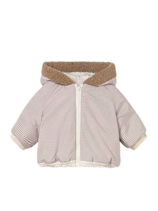 Kids' Casual Jacket Short with Hood Ceramic