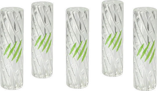 Glas-Jivana 8mm Runde Kegelspitze 9 Löcher Transparent