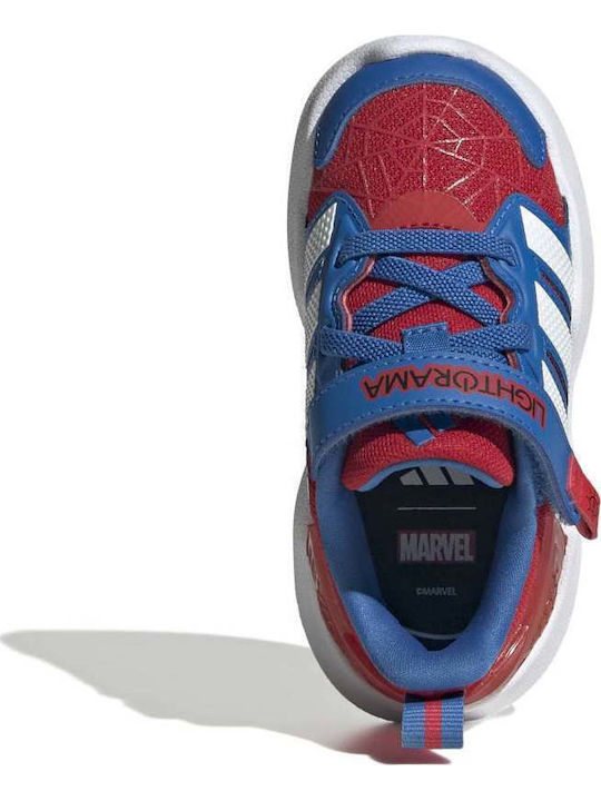 Rnr Spider-man Αθλητικά Παιδικά Παπούτσια Running με Σκρατς Κόκκινα