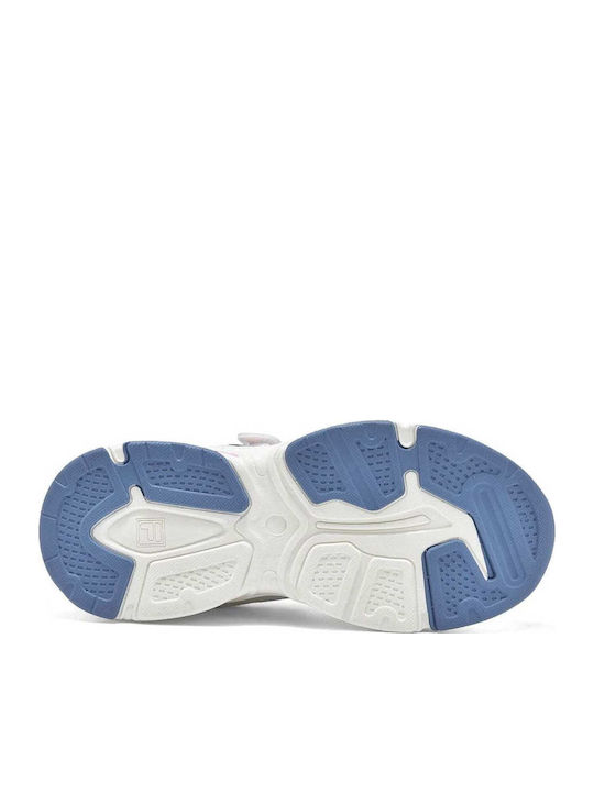 Space 4 Memory Kids Sneakers Anatomic with Hoop & Loop Closure White