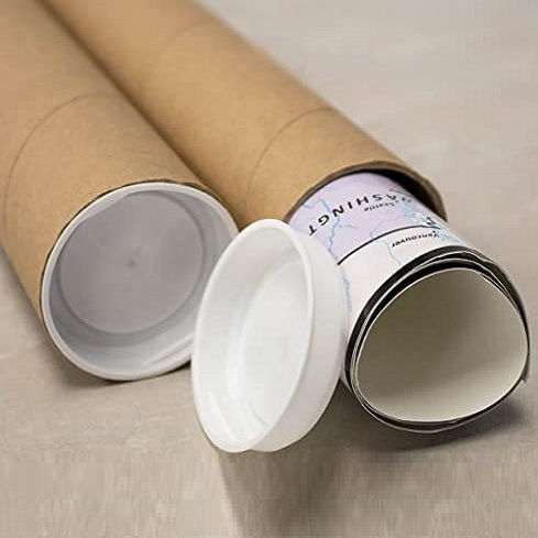 Tub de carton pentru protecție în timpul transportului filmelor și imprimărilor, lungime 130 cm, diametru Ø76mm, grosime perete 4mm