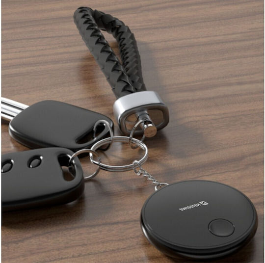 Swissten Find Tag Compatible with Apple Find My Black