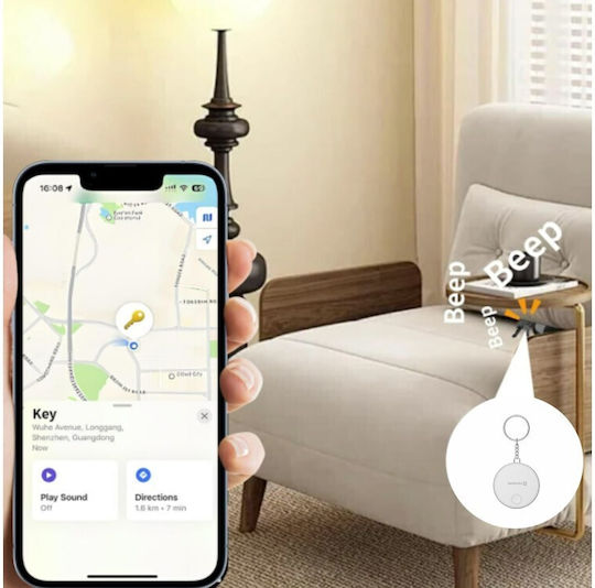 Swissten Find Tag Compatibil Cu Apple Find My Alb