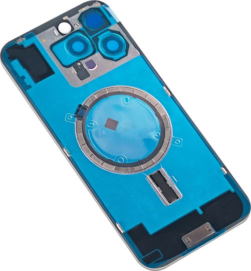 Avizar Replacement Back Cover Iphone 16 Pro Max Integrated Adhesive White