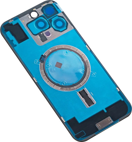Avizar Replacement Back Cover Iphone 16 Pro Max Integrated Adhesive Black