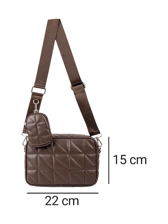 Eko Handbag Pocket Camelia Dark Brown